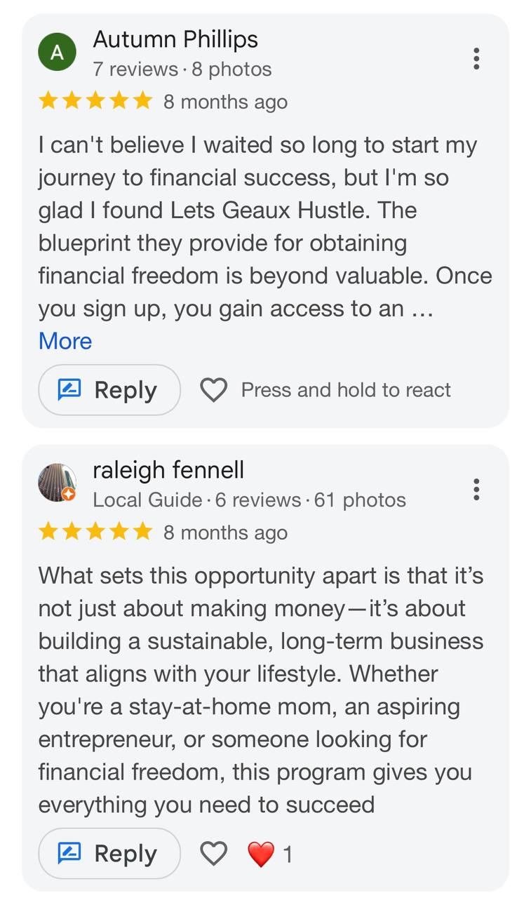 Autumn Phillips & Raleigh Fennell Google Reviews