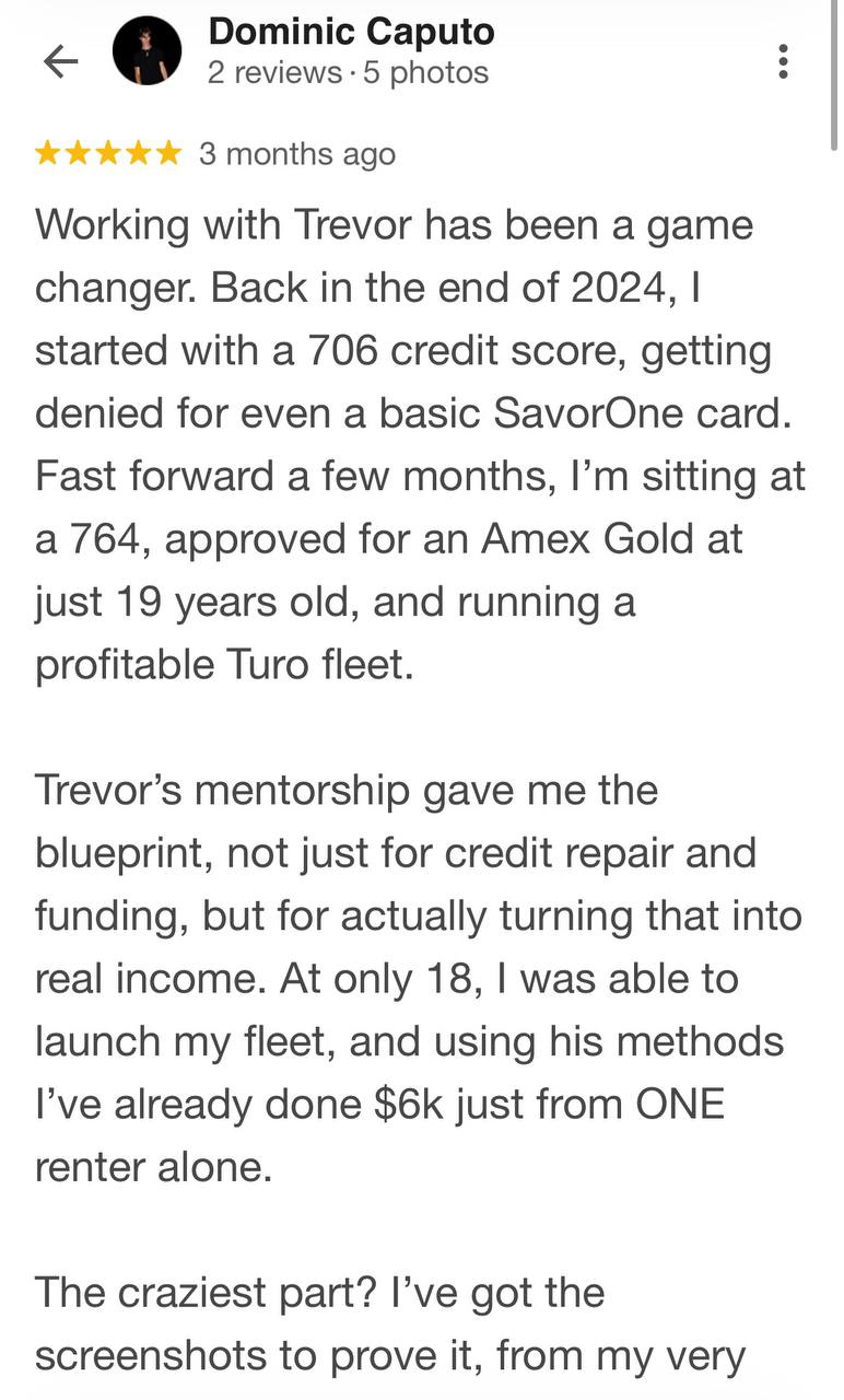Dominic Caputo Google Review