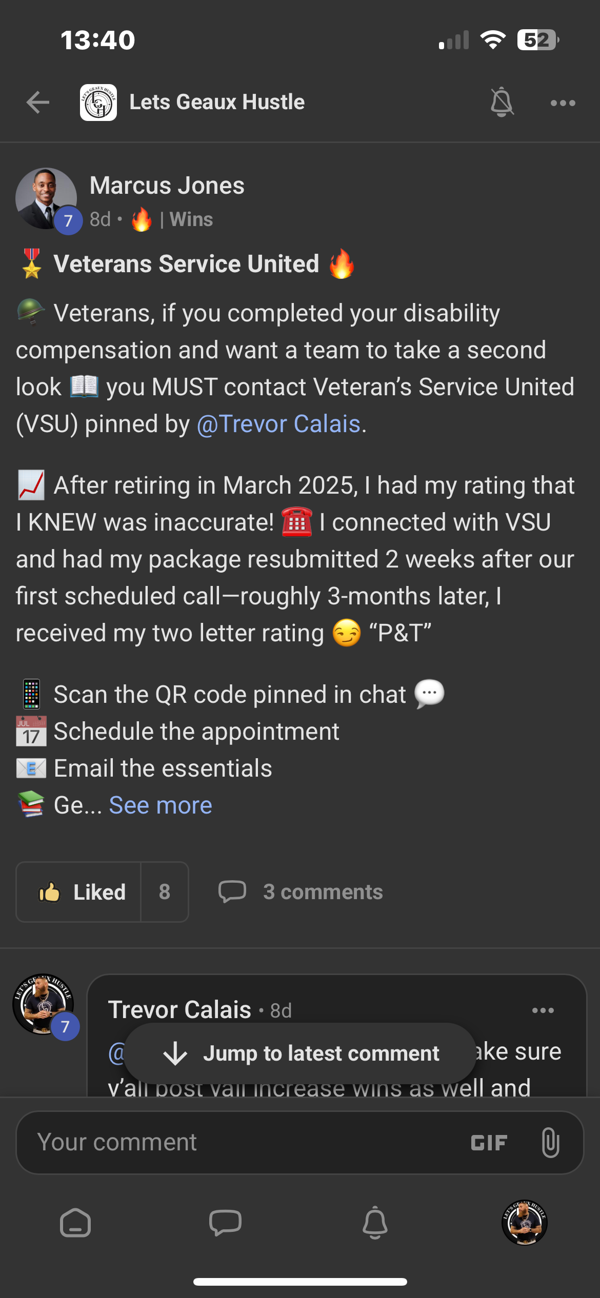Veteran Testimonial